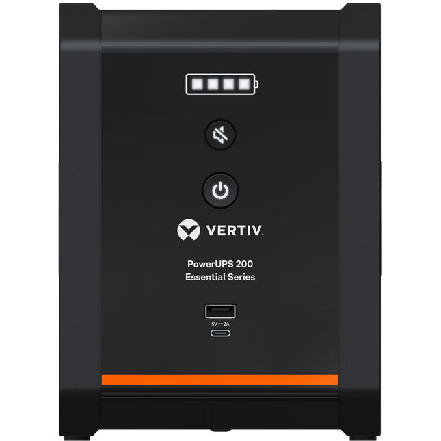 VERTIV Liebert PSA6E-600LVT UPS Interactivo 600VA 360W 4 Salidas USB-A USB-C