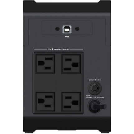 VERTIV Liebert PSA6E-600LVT UPS Interactivo 600VA 360W 4 Salidas USB-A USB-C
