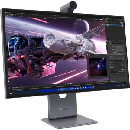 Lenovo Yoga Pro 27UD-10 Monitor 26.5" QD-OLED 4K 120 Hz HDR Webcam detachable