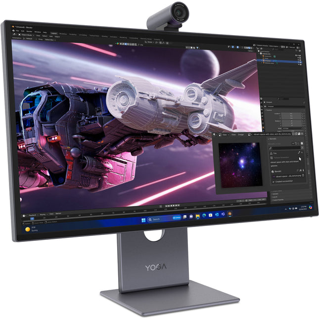 Lenovo Yoga Pro 27UD-10 Monitor 26.5" QD-OLED 4K 120 Hz HDR Webcam detachable