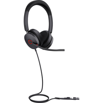 Yealink UH48 Auriculares USB-C/A Estéreo con Micrófonos Cancelación de Ruido 30mm y Bolsa Impermeable