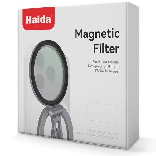 Haida Filtro CPL Magnético para iPhone 58mm Elimina Reflejos y Mejora Colores