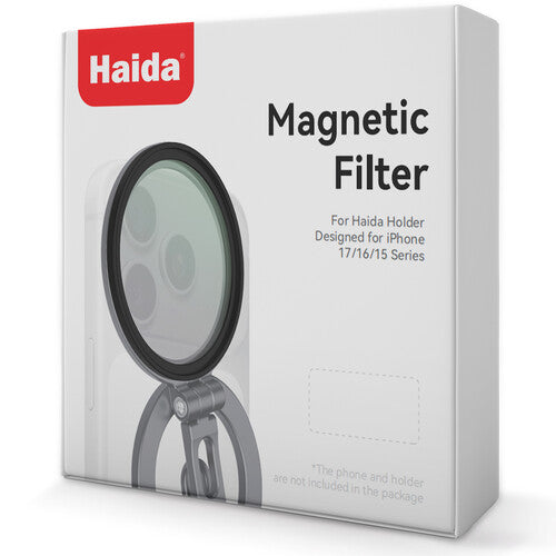 Haida Filtro Magnético Mist Black para iPhone Grado 1/4 Control de Destellos