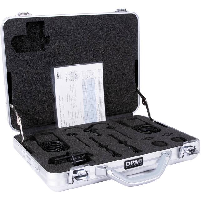 DPA Microphones DPK4011 Kit Estéreo Para Piano 2 Micrófonos Cardioide 4011ES Holder Compacto XY/ORTF