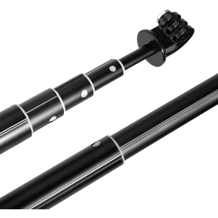 TELESIN Palo Selfie Extendible de Aluminio con Trípode y Clip para Móvil