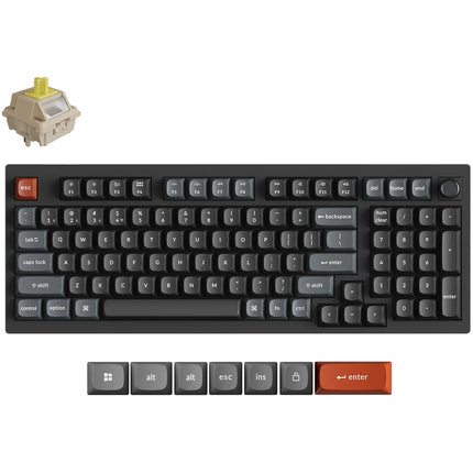 Keychron V5 Ultra 8K Teclado Mecánico Inalámbrico Bluetooth 5.3 8000 Hz RGB