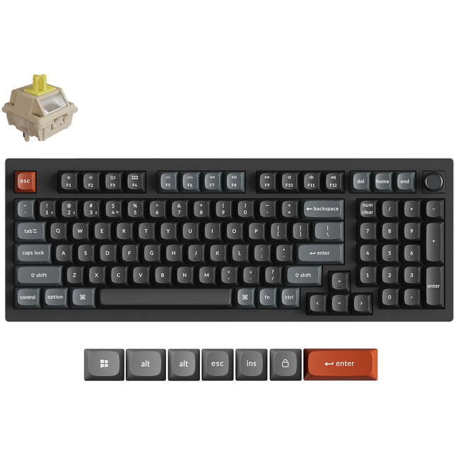 Keychron V5 Ultra 8K Teclado Mecánico Inalámbrico Bluetooth 5.3 8000 Hz RGB