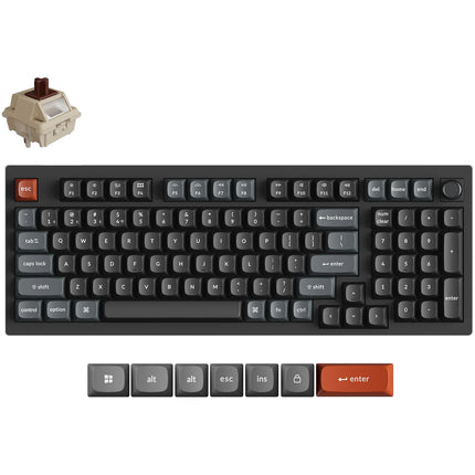 Keychron V5 Ultra 8K Teclado Mecánico Inalámbrico RGB 8000Hz Polling Rate 660h Batería
