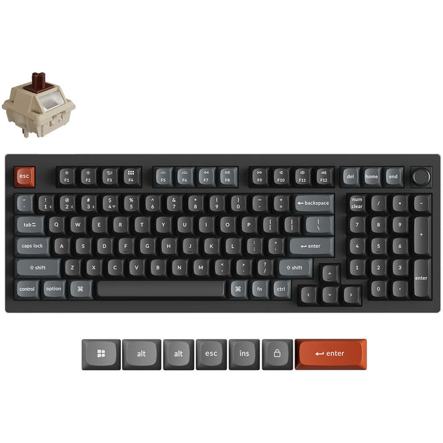 Keychron V5 Ultra 8K Teclado Mecánico Inalámbrico RGB 8000Hz Polling Rate 660h Batería