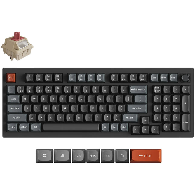 Keychron V5 Ultra 8K Teclado Mecánico Inalámbrico 2.4GHz Bluetooth 5.3 RGB