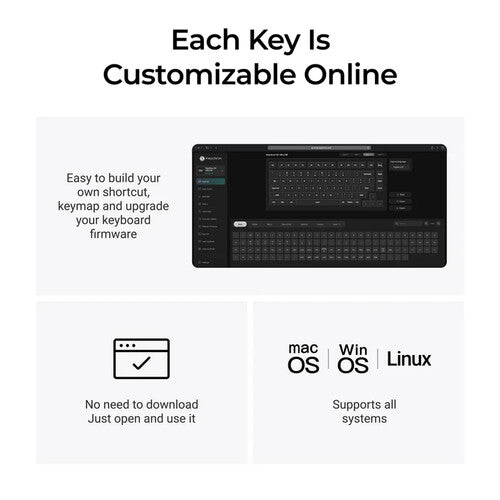 Keychron Q1 Ultra 8K Teclado Mecánico Inalámbrico 2.4 GHz Bluetooth 5.3 USB-C