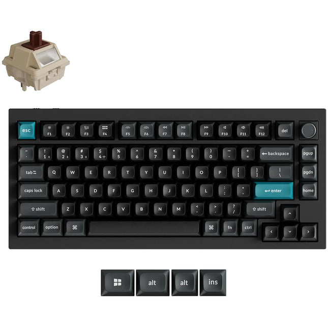 Keychron Q1 Ultra 8K Teclado Mecánico Inalámbrico 2.4 GHz Bluetooth 5.3 USB-C