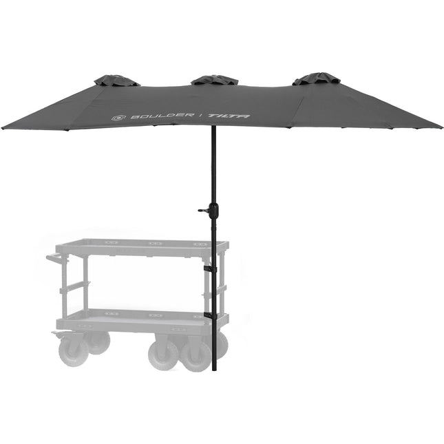 Tilta Kit de Paraguas Extendido para Carro de Cámara Boulder Negro con Montura sin Herramientas