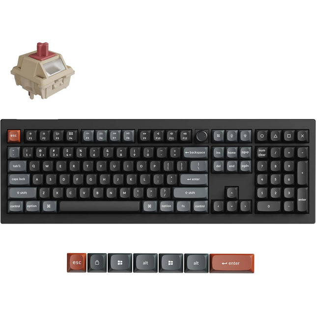 Keychron V6 Ultra 8K Teclado Mecánico Inalámbrico RGB 8000 Hz Polling