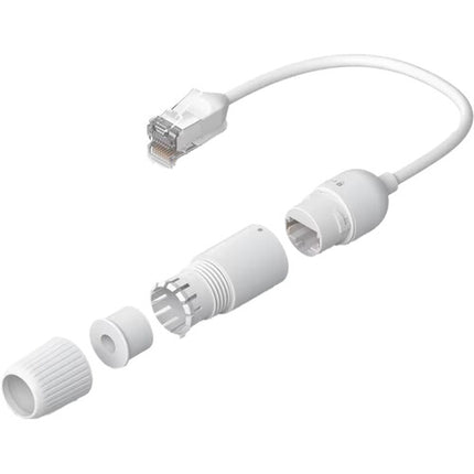 Ubiquiti Cable Extensión Ethernet Cat 6a IPX6 con Capucha Impermeable 2 Pack