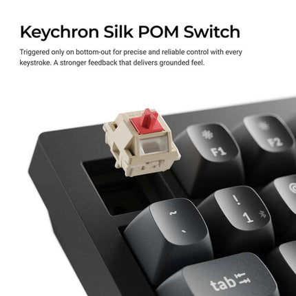 Keychron V1 Ultra 8K Teclado Mecánico Inalámbrico 2.4 GHz Bluetooth 5.3 8000 Hz Polling Rate