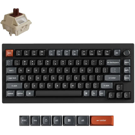 Keychron V1 Ultra 8K Teclado Mecánico Inalámbrico 2.4 GHz Bluetooth 5.3 8000 Hz Polling Rate