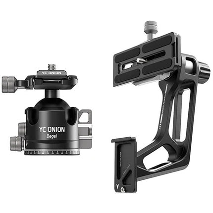 YC Onion Litchi Gimbal Head con soporte vertical y BC44 Ball Head