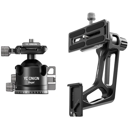 YC Onion Litchi Gimbal Head con soporte vertical y BC44 Ball Head