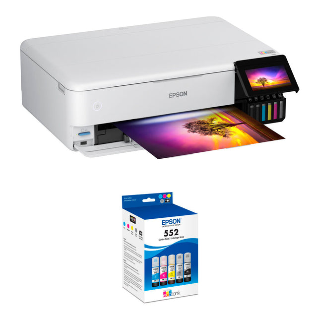 Epson EcoTank Photo ET-8550 Impresora multifunción 5760x1440 dpi con Kit Tinta T552 5-Pack