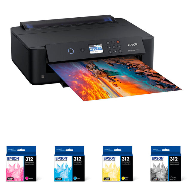 Epson Expression Photo HD XP-15000 Impresora Inyección de Tinta 5760x1440 dpi Kit T312 Negro y Color
