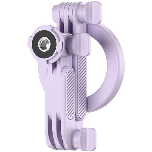 JJC Soporte Magnético para Teléfono y Cámara con Adaptador y Anillos Ajustables Morado