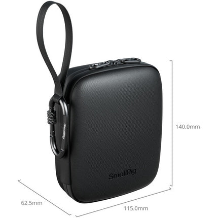 SmallRig Bolsa de almacenamiento para cámaras de acción 5.7x4.7x2.6 pulgadas con mosquetón