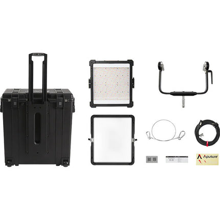 Aputure NOVA II 1x1 Panel LED Tunable Color Luz 1800-20000K con Estuche Rodante