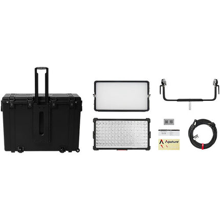 Aputure NOVA 9° Panel LED de luz blanca ajustable 1800-20000K con estuche rígido y difusor plano
