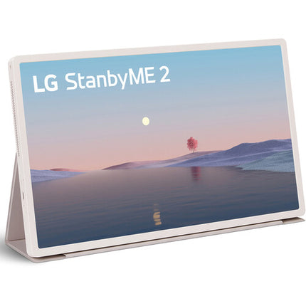 LG StanbyME 2 TV LED táctil QHD 27 pulgadas HDR con soporte y funda