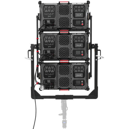 Aputure NOVA 9° 2x1 Panel LED Blanco Ajustable Kit 3 Luces 29,730 Lux 1800-20,000K