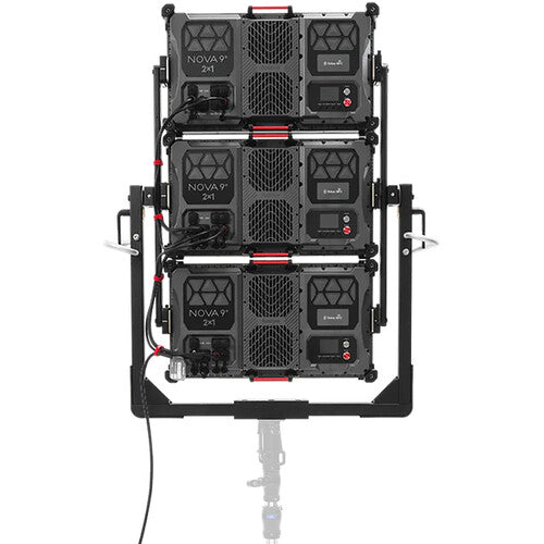 Aputure NOVA 9° 2x1 Panel LED Blanco Ajustable Kit 3 Luces 29,730 Lux 1800-20,000K