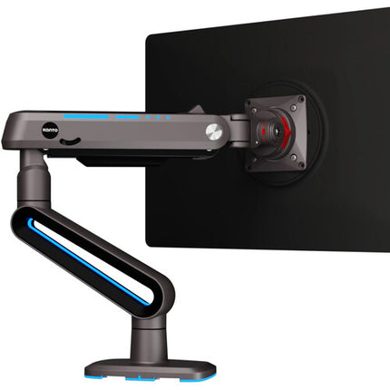 Kanto Living DMG Soporte de Escritorio para Monitor hasta 60" Ultrawide con Iluminación RGB y Extensión de Brazo 24.4"