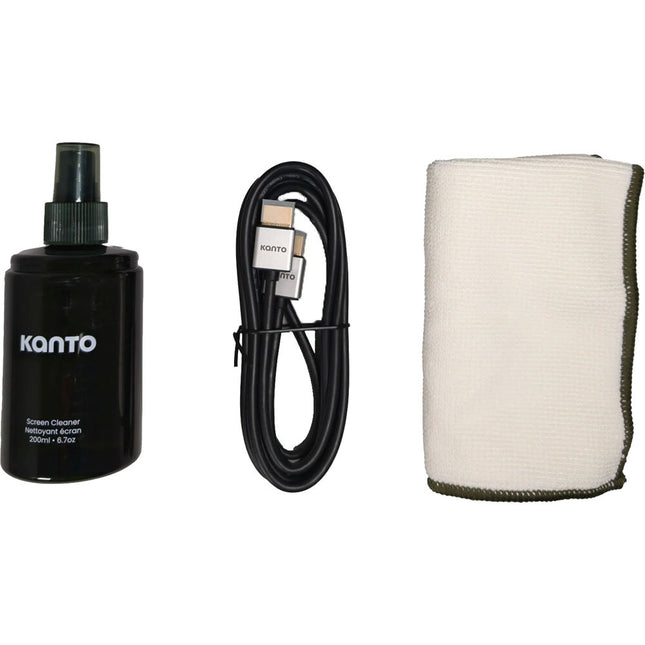 Kanto Living Cable HDMI 8K 6.5 pies y Kit Limpieza con Paño Microfibra 12"