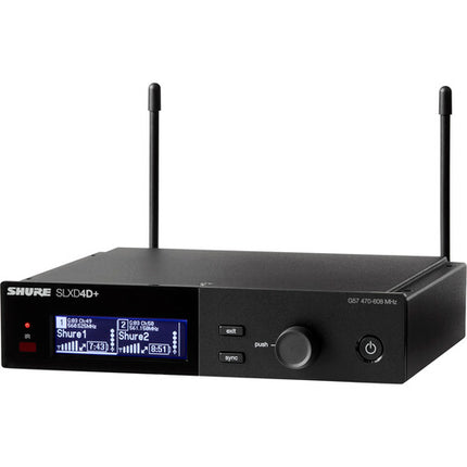 Shure SLXD24D+/58 Sistema Inalámbrico de Micrófono de Mano Dual 8 Horas Batería