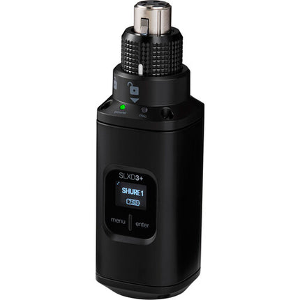 Shure SLXD3+ Transmisor Digital Inalámbrico Plug-On 8 Horas Batería