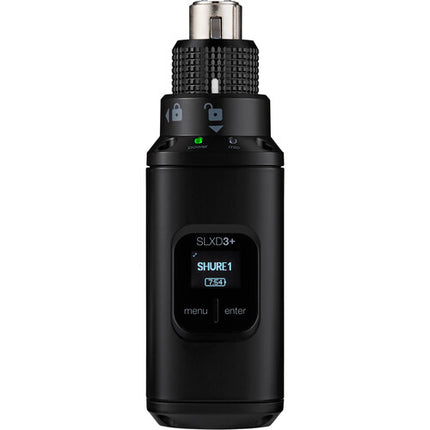 Shure SLXD3+ Transmisor Inalámbrico Digital Plug-On 470-608 MHz 8 Horas Batería