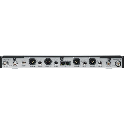 Shure SLXD4Q+ Receptor Inalámbrico Digital Rack 4 Canales 470-608 MHz