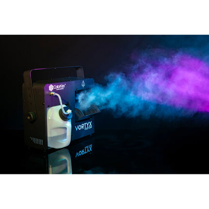 ColorKey VORTYX Faze 1200 Máquina de Humo y Niebla 1.5L 220V con Control Remoto inalámbrico
