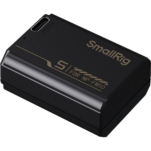 SmallRig NP-FW50 Batería USB-C 1030mAh con Cable de Carga USB-A 2'