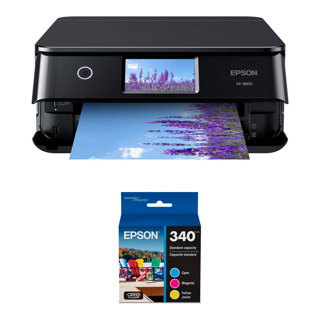Epson Expression Photo XP-8800 Impresora Multifunción Color WiFi 5760x1440dpi 9ppm con Tinta Claria 340