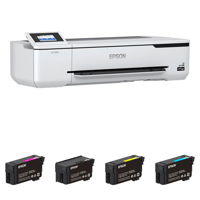 Epson Surecolor T2170 Impresora Inkjet 24" Resolución 2400x1200 dpi Kit Tintas UltraChrome XD2