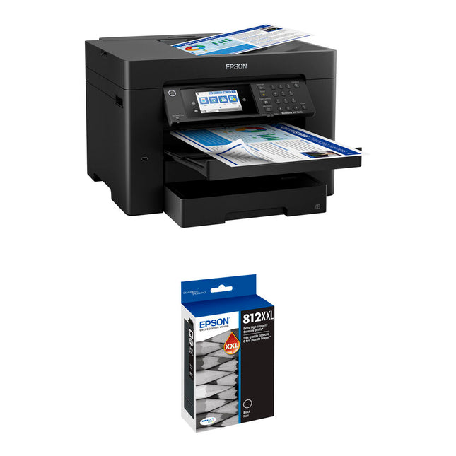 Epson WorkForce Pro WF-7840 Impresora Multifunción Inyección Tinta 4800x2400dpi T812 Negro Extra Alta Capacidad