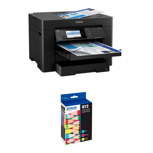 Epson WorkForce Pro WF-7840 Impresora Multifuncional Inkjet 4800x2400 dpi 25 ppm Pack T812