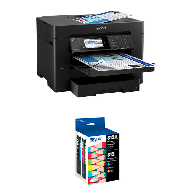 Epson WorkForce Pro WF-7840 impresora multifunción inyección tinta 4800x2400 dpi T812 tinta combo