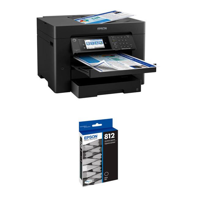 Epson WorkForce Pro WF-7840 Impresora Multifunción Inkjet 4800x2400 dpi 25 ppm incluye T812 Negro