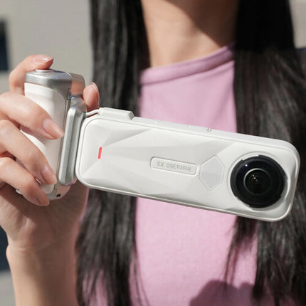 Insta360 Photography Grip para X5 Blanco con botón táctil y montaje 1/4"-20