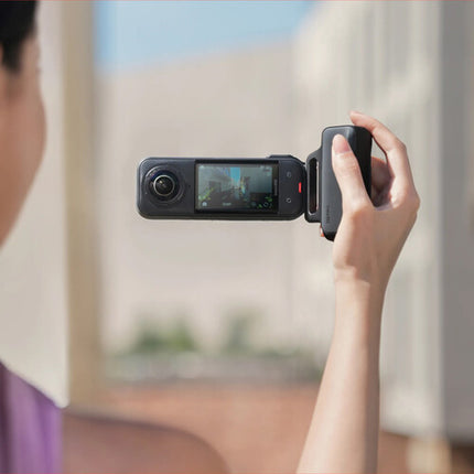 Insta360 Photography Grip para X5 con botón táctil y montaje 1/4"-20 negro