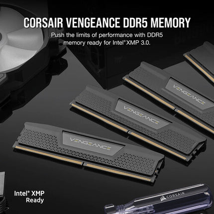 CORSAIR VENGEANCE DDR5 32GB 6000 MHz UDIMM Kit 2x16GB Gris