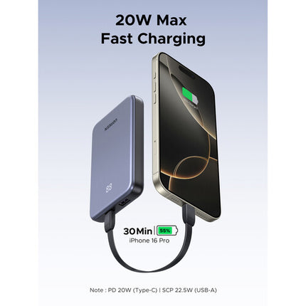 UGREEN Power Bank 10000mAh 2 Puertos USB-C 20W USB-A 22.5W